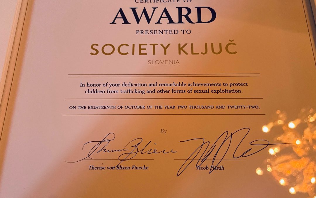 Podelitev nagrade Fundacije kraljice Silvije in CHILD10 na Švedskem